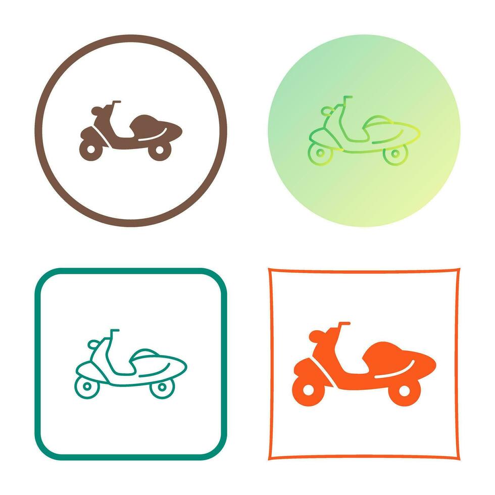 icono de vector de scooter