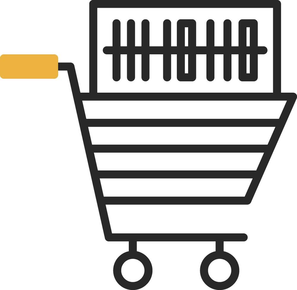 Shopping Barcode Vector Icon Design