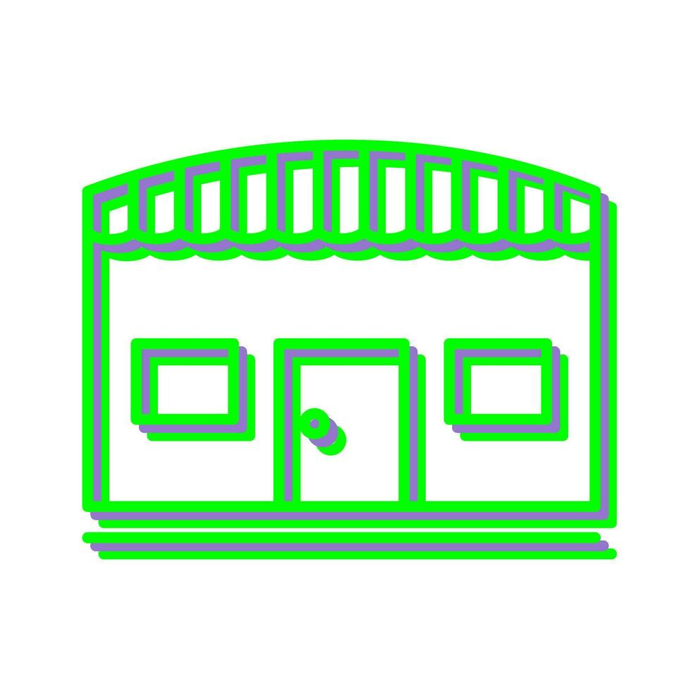 Unique Store Vector Icon