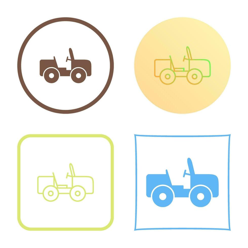 Safari Jeep Vector Icon