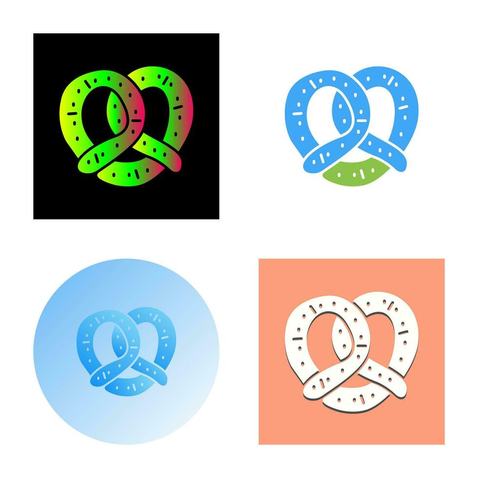 Pretzel Vector Icon