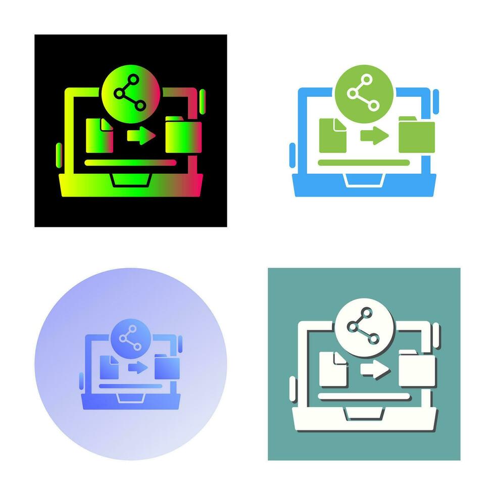 File Share Vector Icon