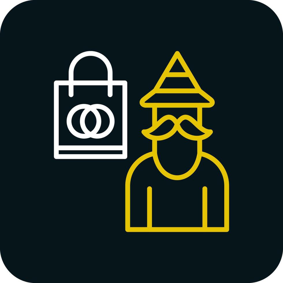 Shopping Wizard Vector Icon Design