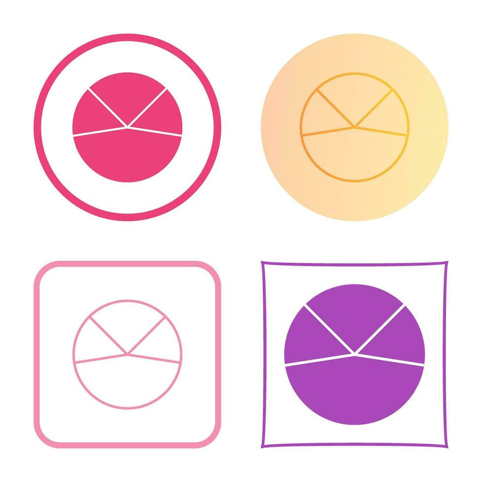 Pie Chart Analysis Vector Icon