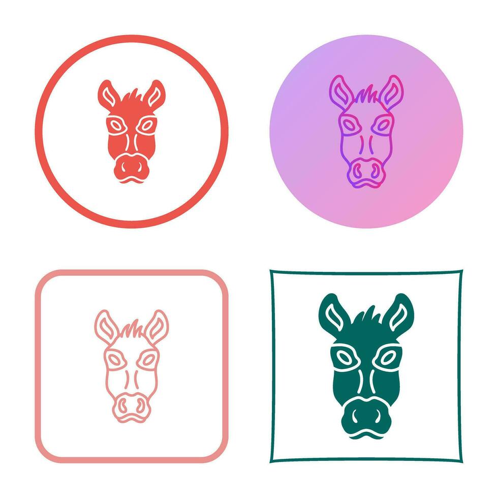 Donkey Vector Icon