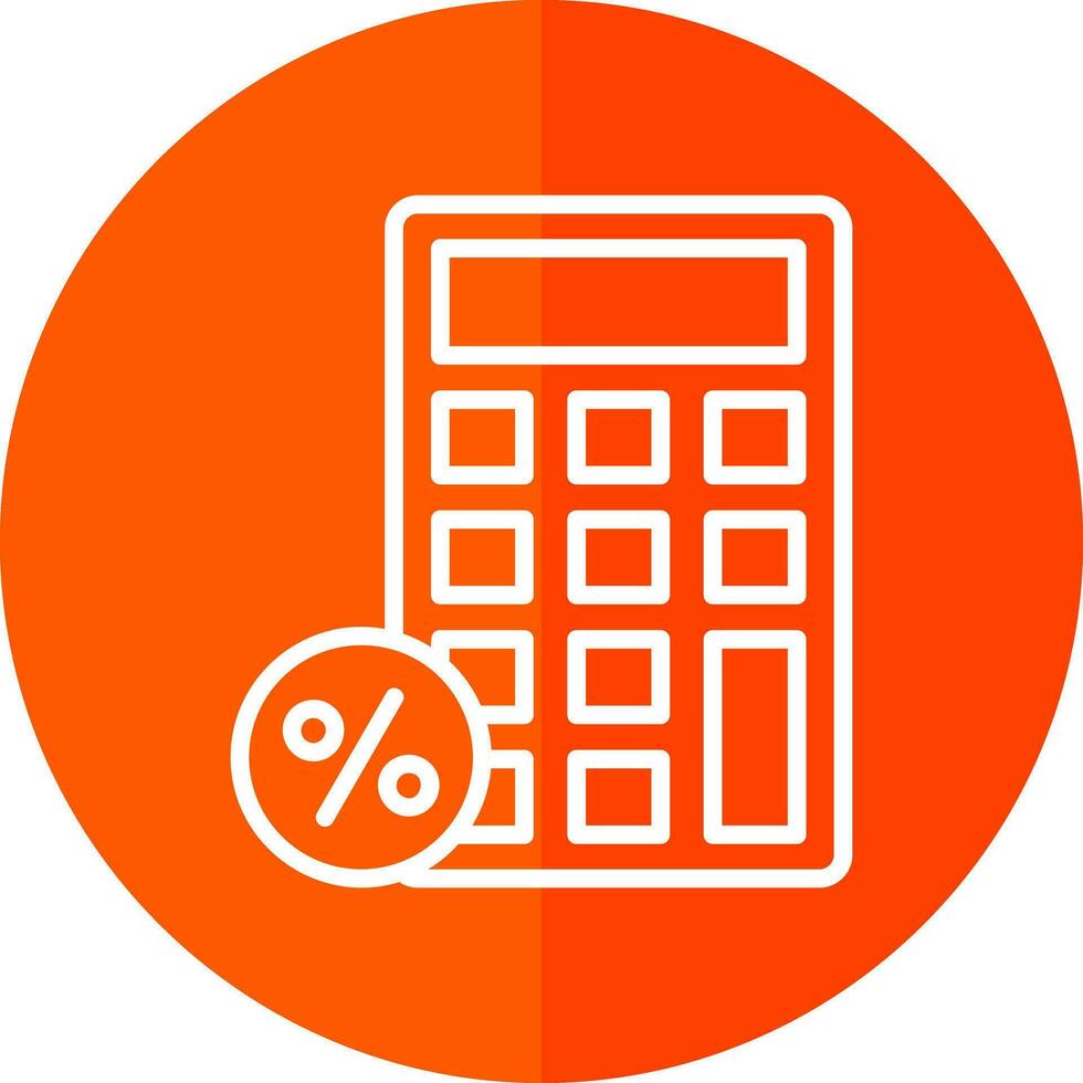 Discount Calculator Vector Icon Design