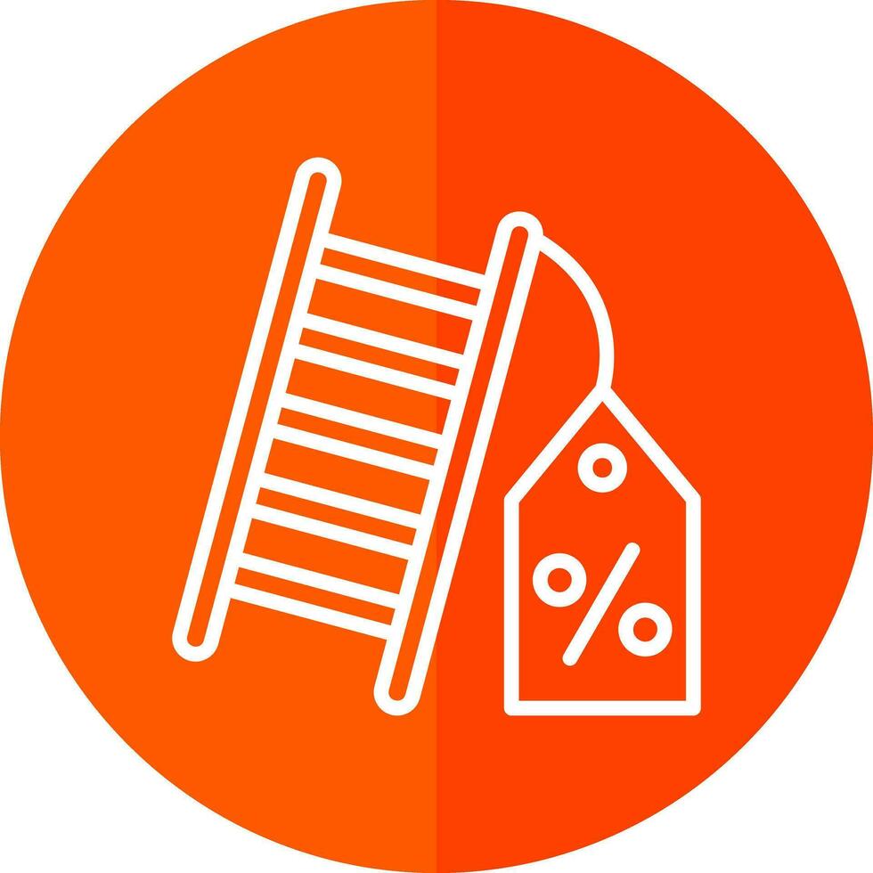 Discount Ladder Vector Icon Design