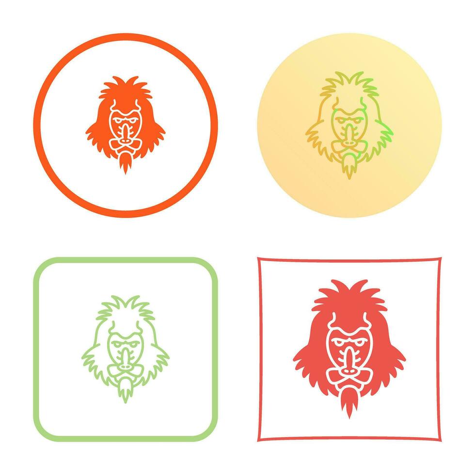 Mandrill Vector Icon