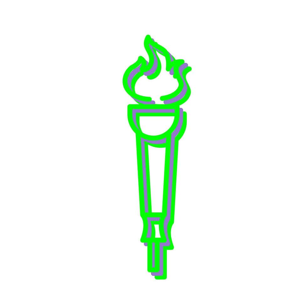 Museum Torch Vector Icon
