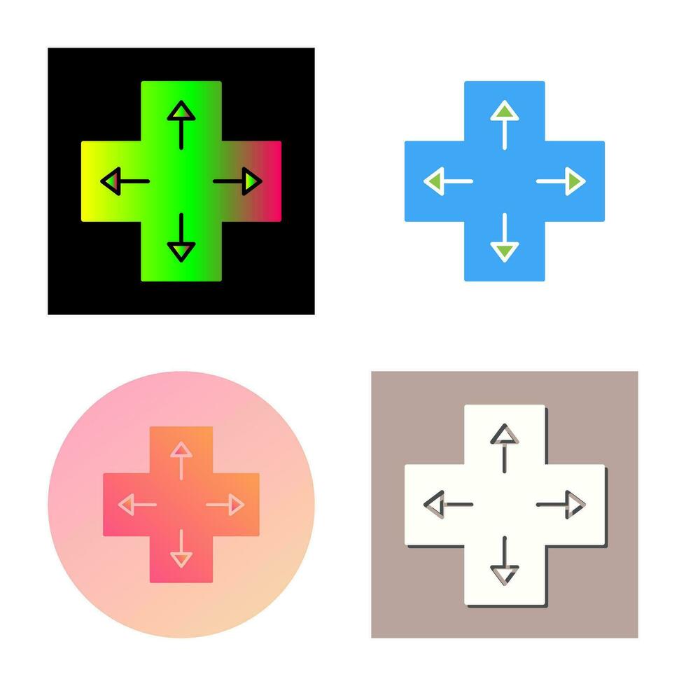 Unique Direction Keys Vector Icon