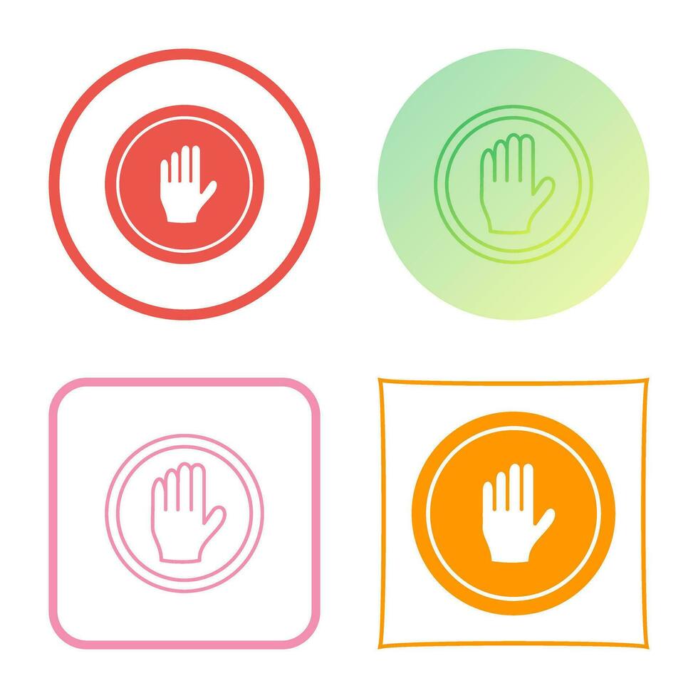 Halt Vector Icon