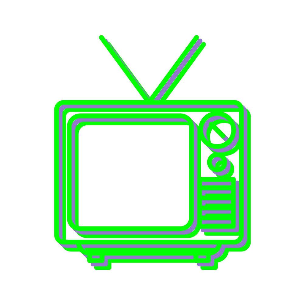 Television Broadcast Vector Icon