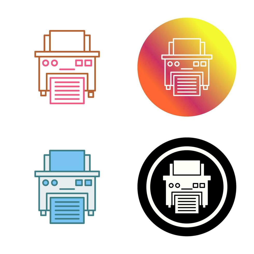 Printer Vector Icon