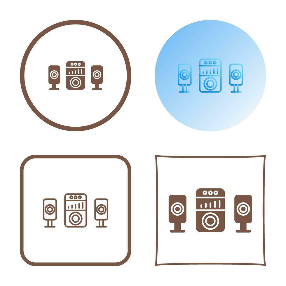 Sound System Vector Icon