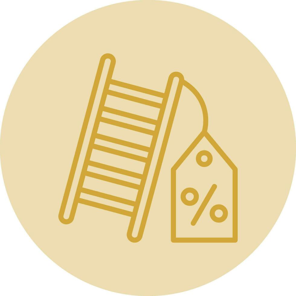 Discount Ladder Vector Icon Design