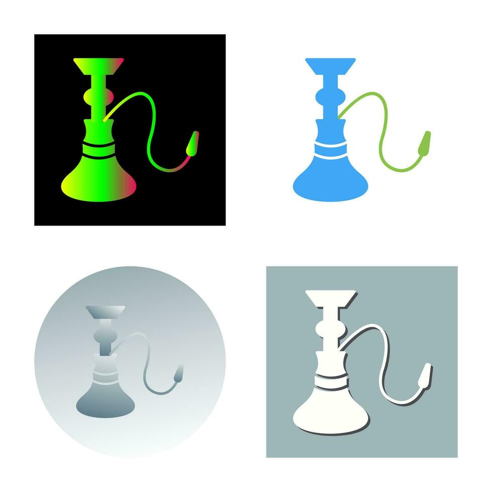 Unique Hookah Vector Icon