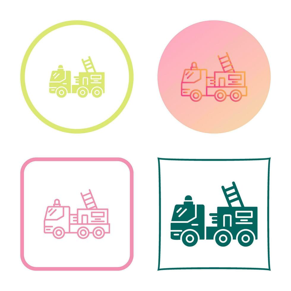 Fire Truck Vector Icon
