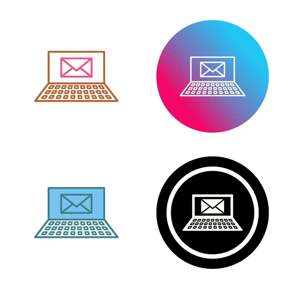 Unique Emails Vector Icon