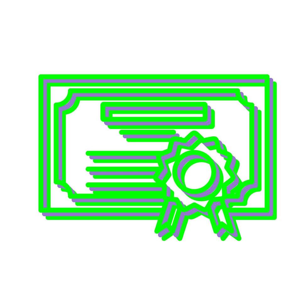 Diploma Vector Icon