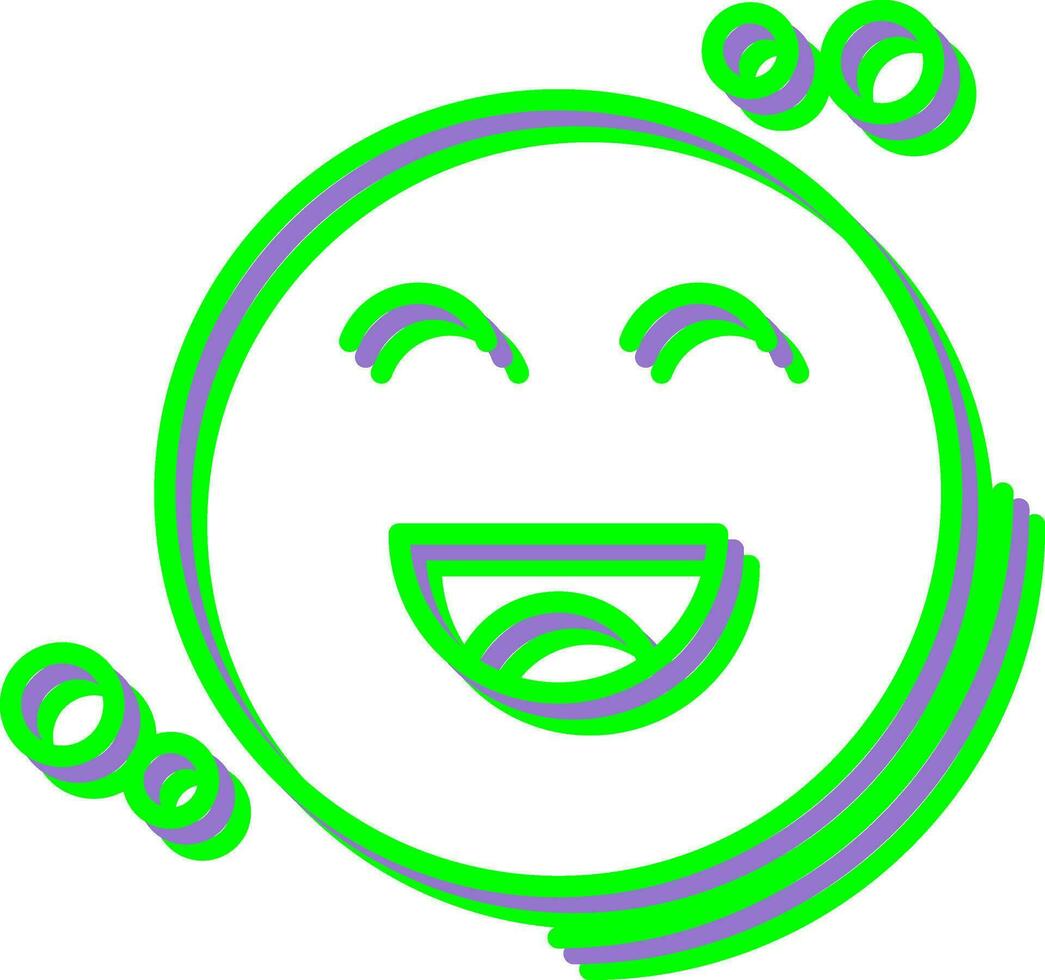 Happiness Vector Icon