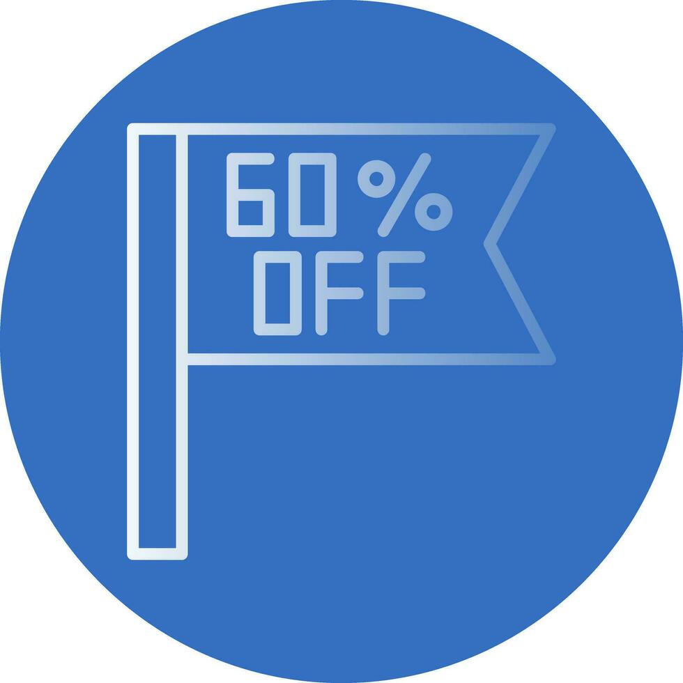Percentage Off Vector Icon Design