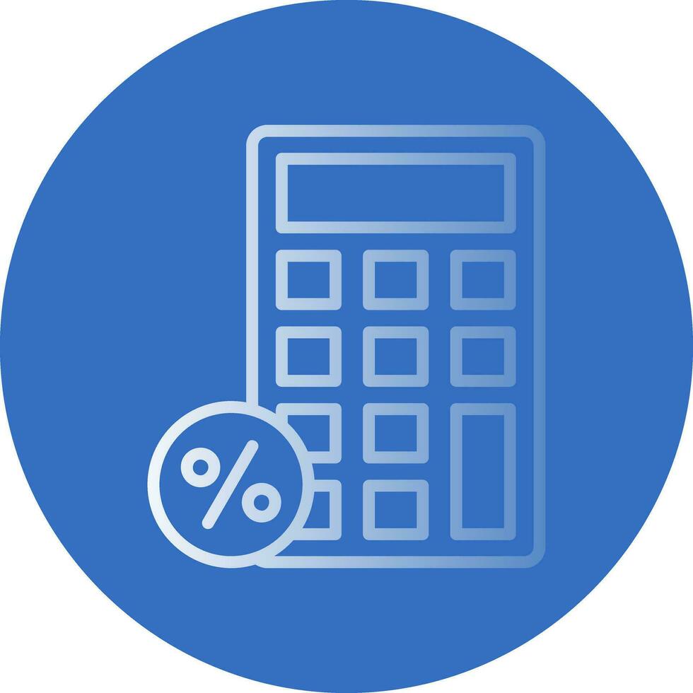 Discount Calculator Vector Icon Design