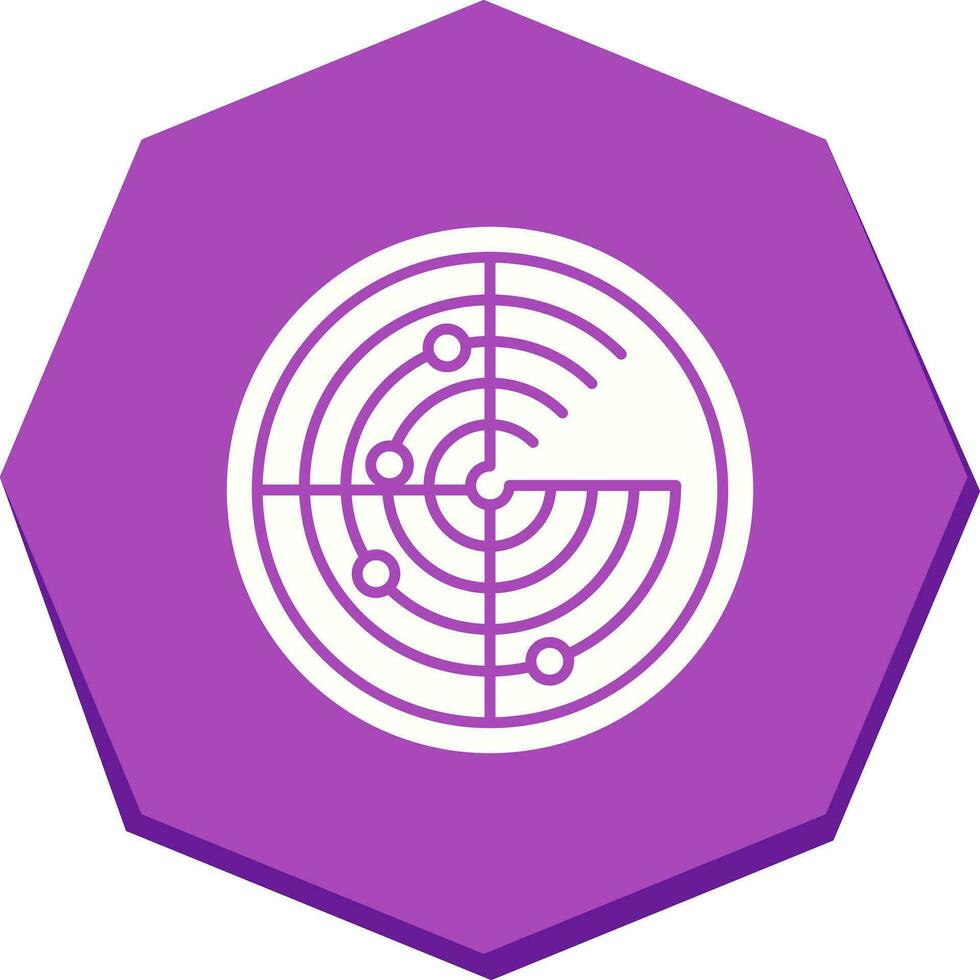 Radar Vector Icon