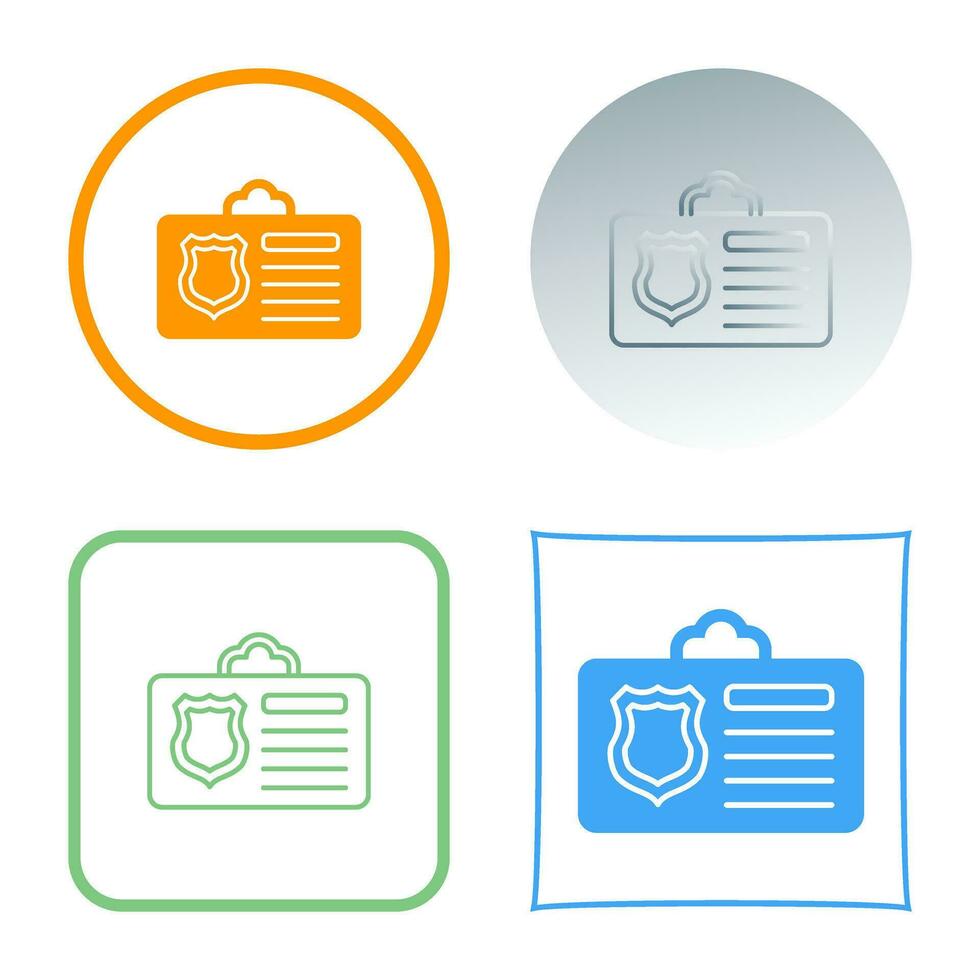 Id Card Vector Icon