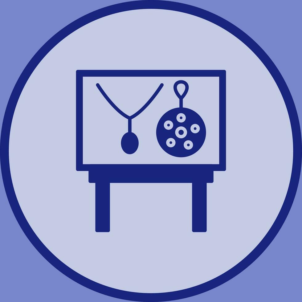Jewel Exhibit Vector Icon