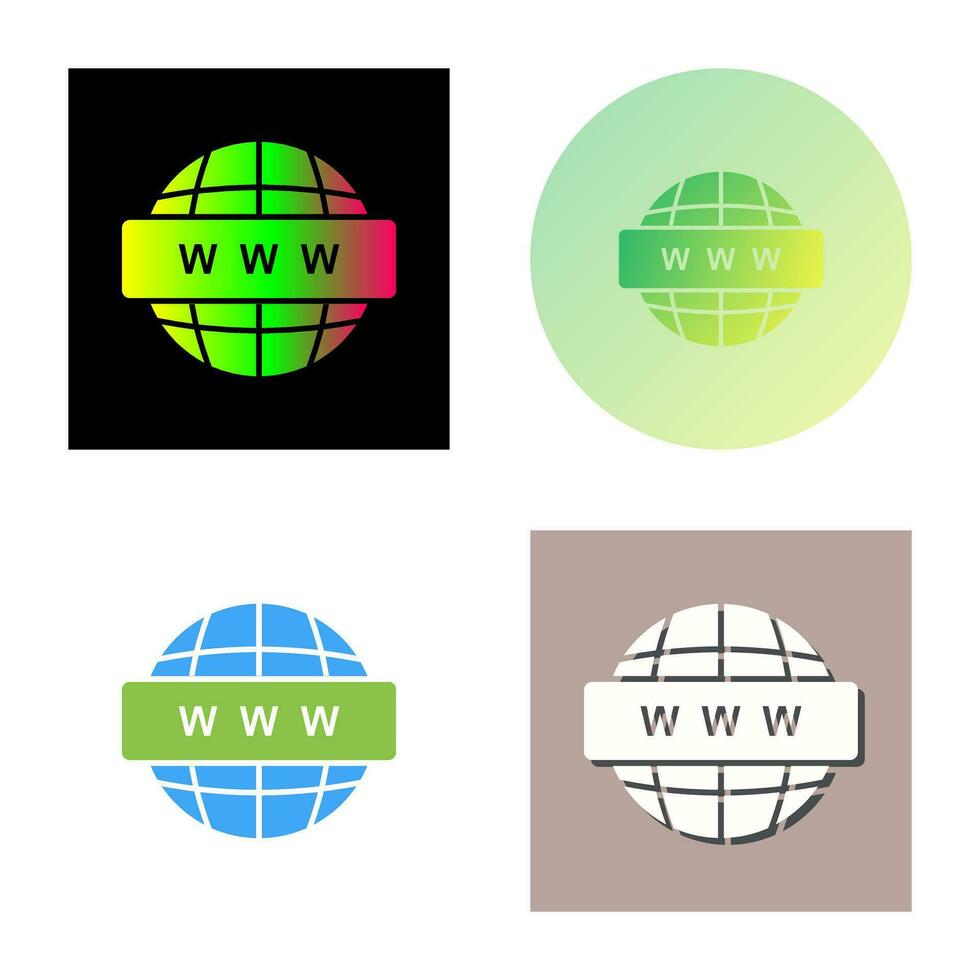 World Wide Web Vector Icon