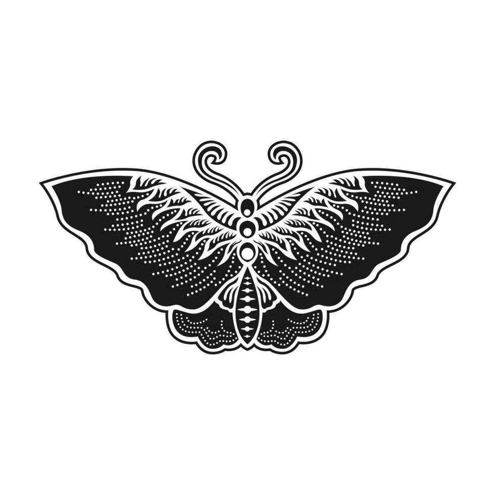 Javanese butterfly icon vector image illustration