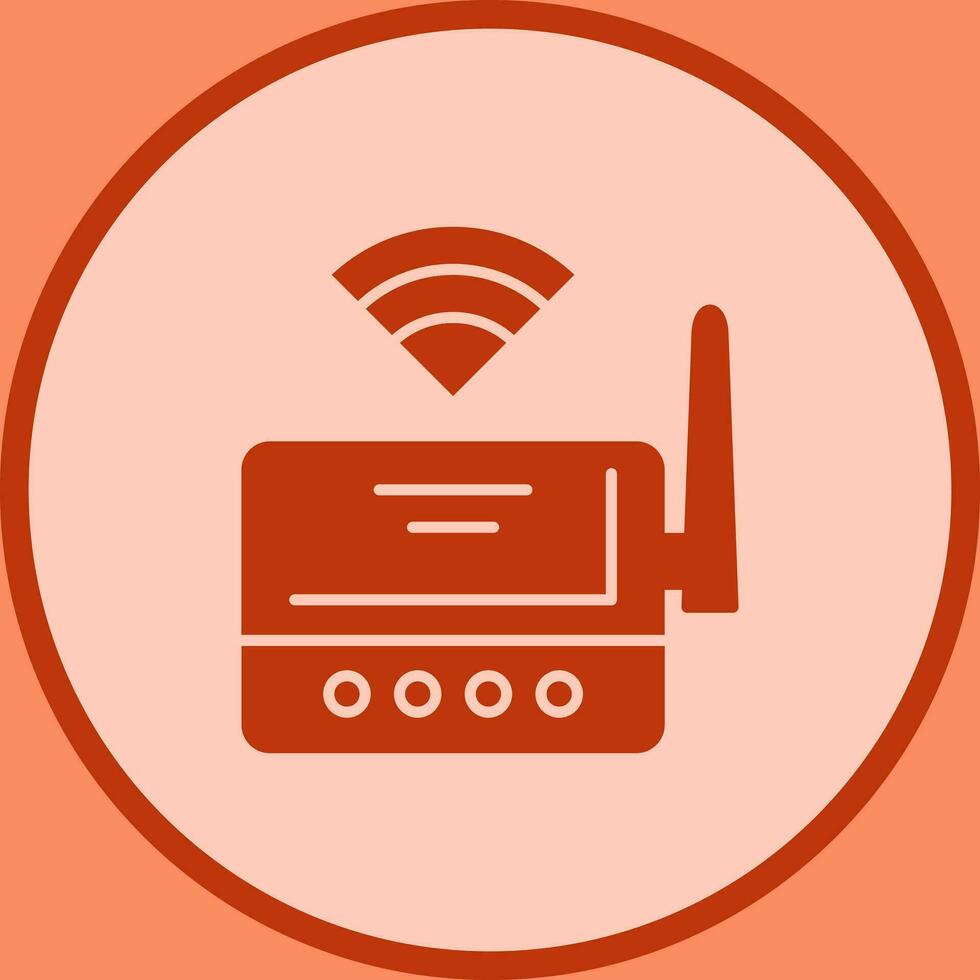 icono de vector de enrutador wifi