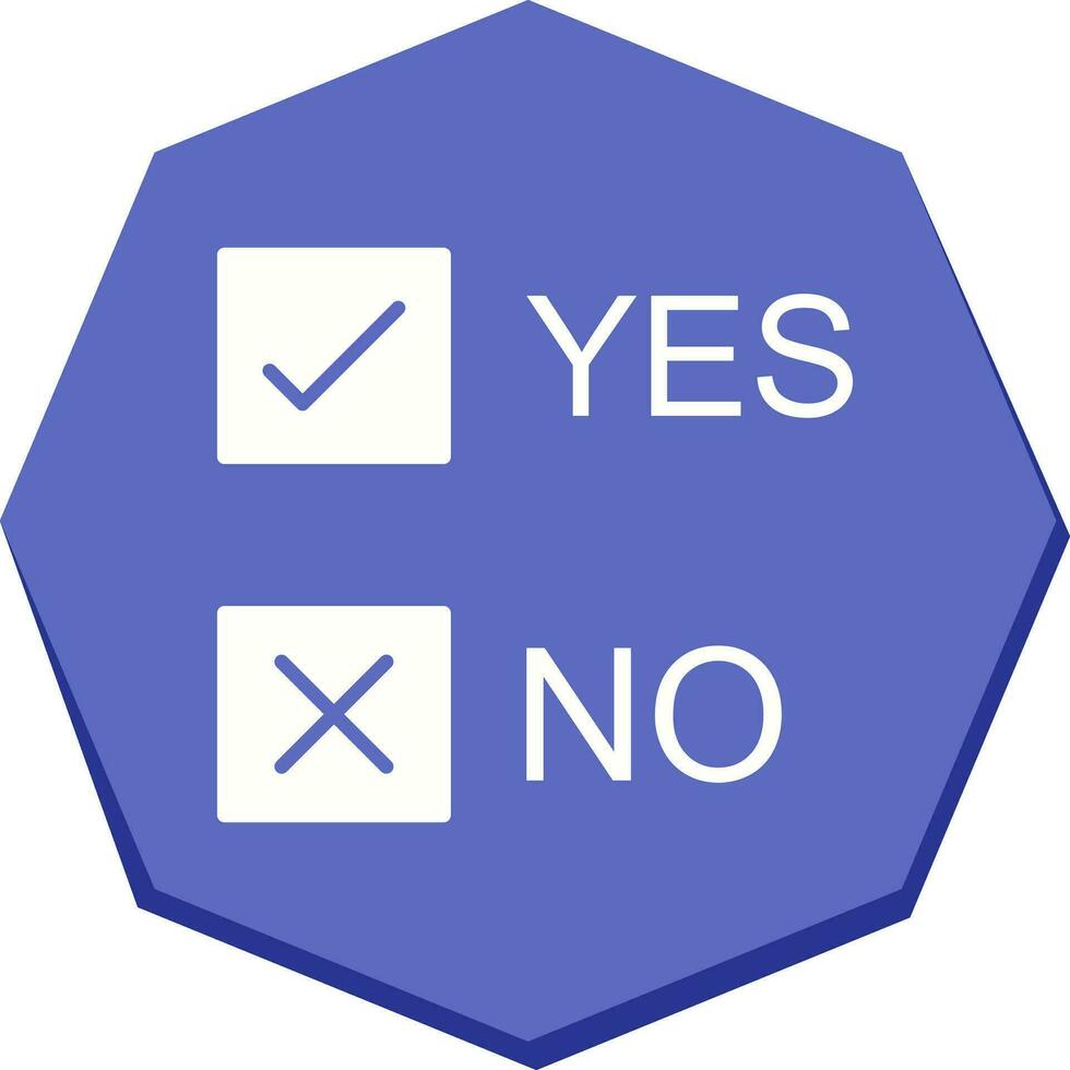 Yes No Option Vector Icon 31140207 Vector Art at Vecteezy