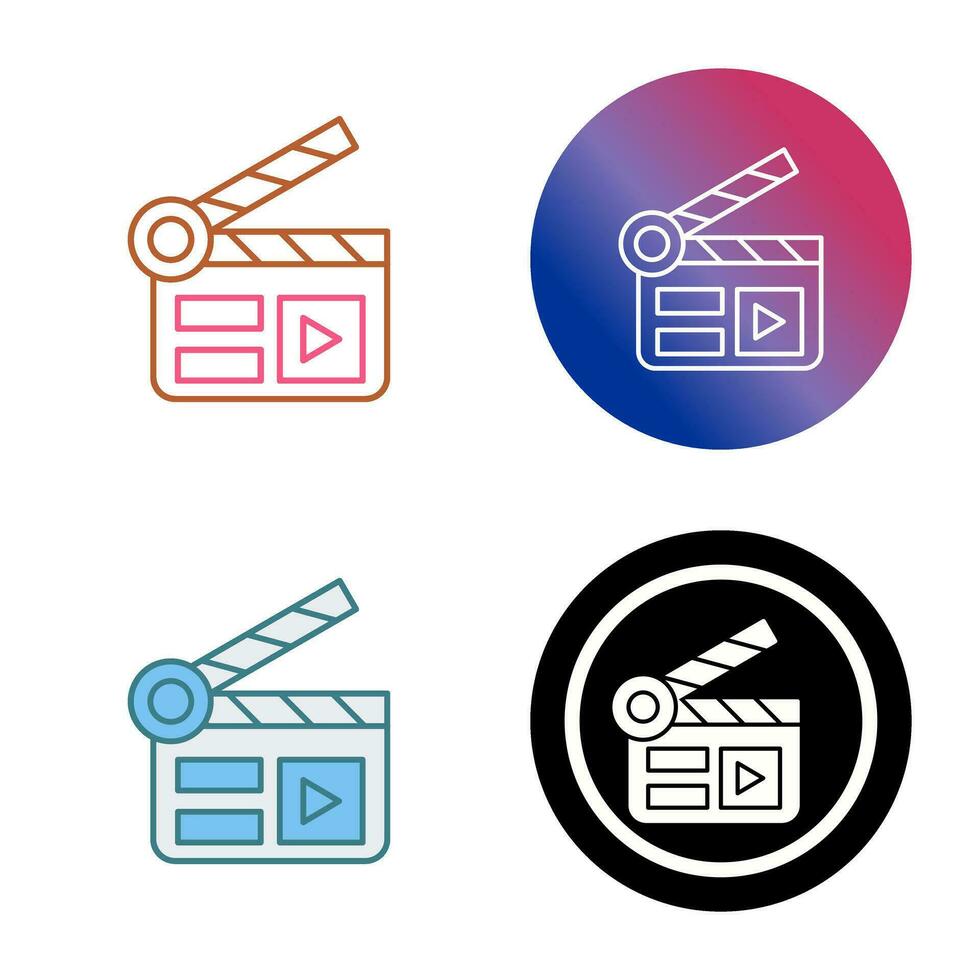 Clapper Board Vector Icon