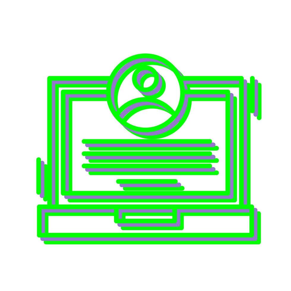 CV Vector Icon