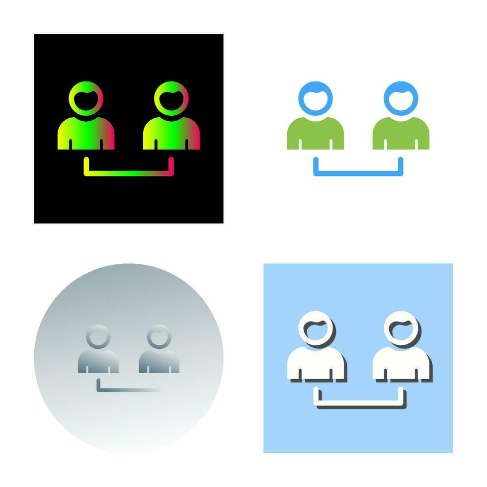 Connected Users Vector Icon