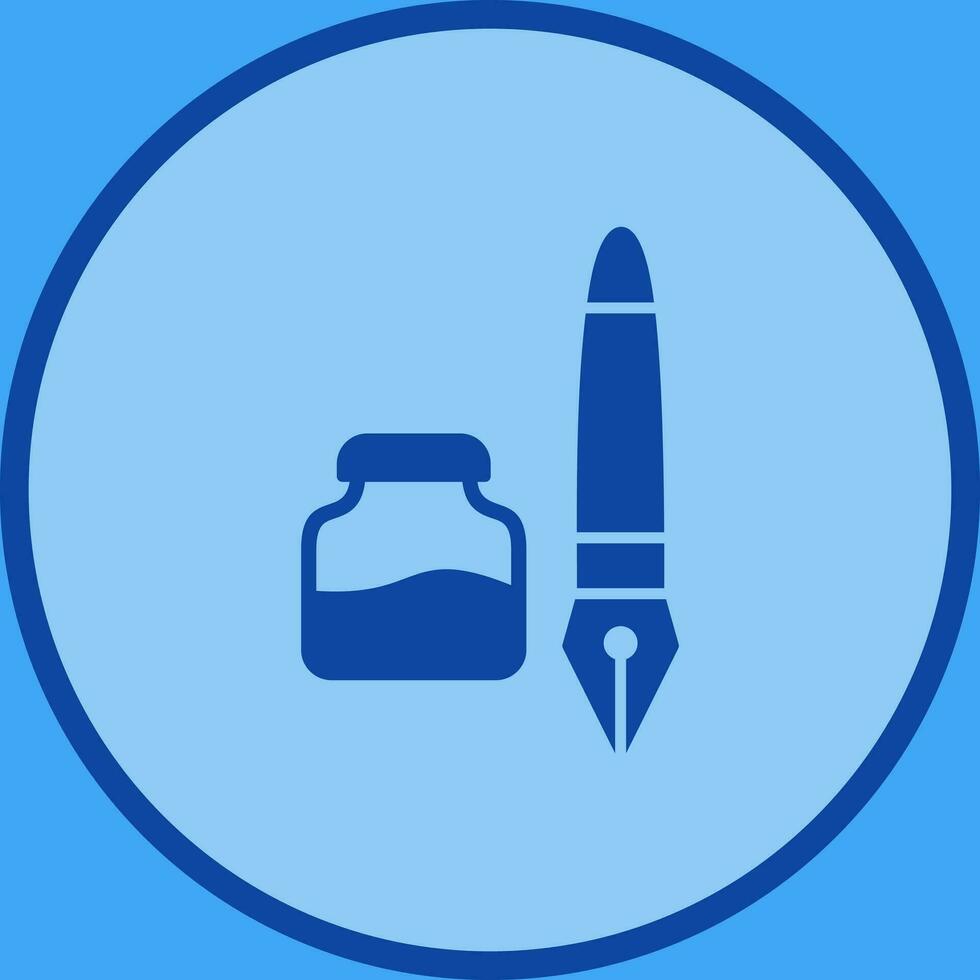 Ink and Pen Vector Icon