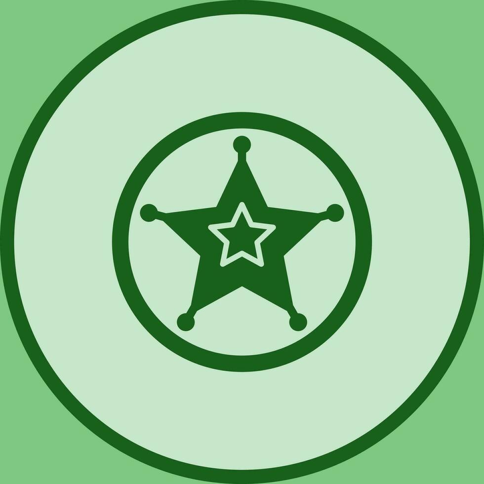 Sheriff Vector Icon