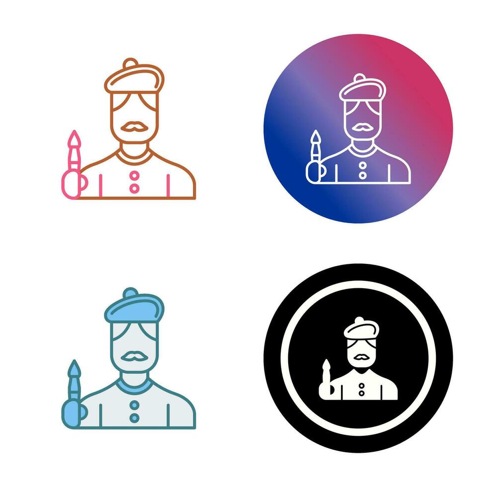 Artist Vector Icon