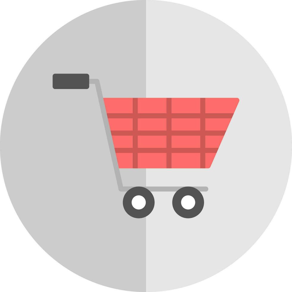 Shopping Trolley Vector Icon Design