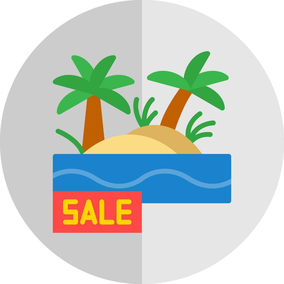 Sale Oasis Vector Icon Design