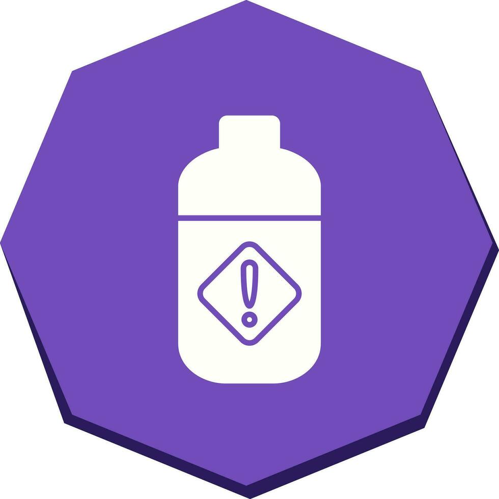 Pesticide Bottle Vector Icon