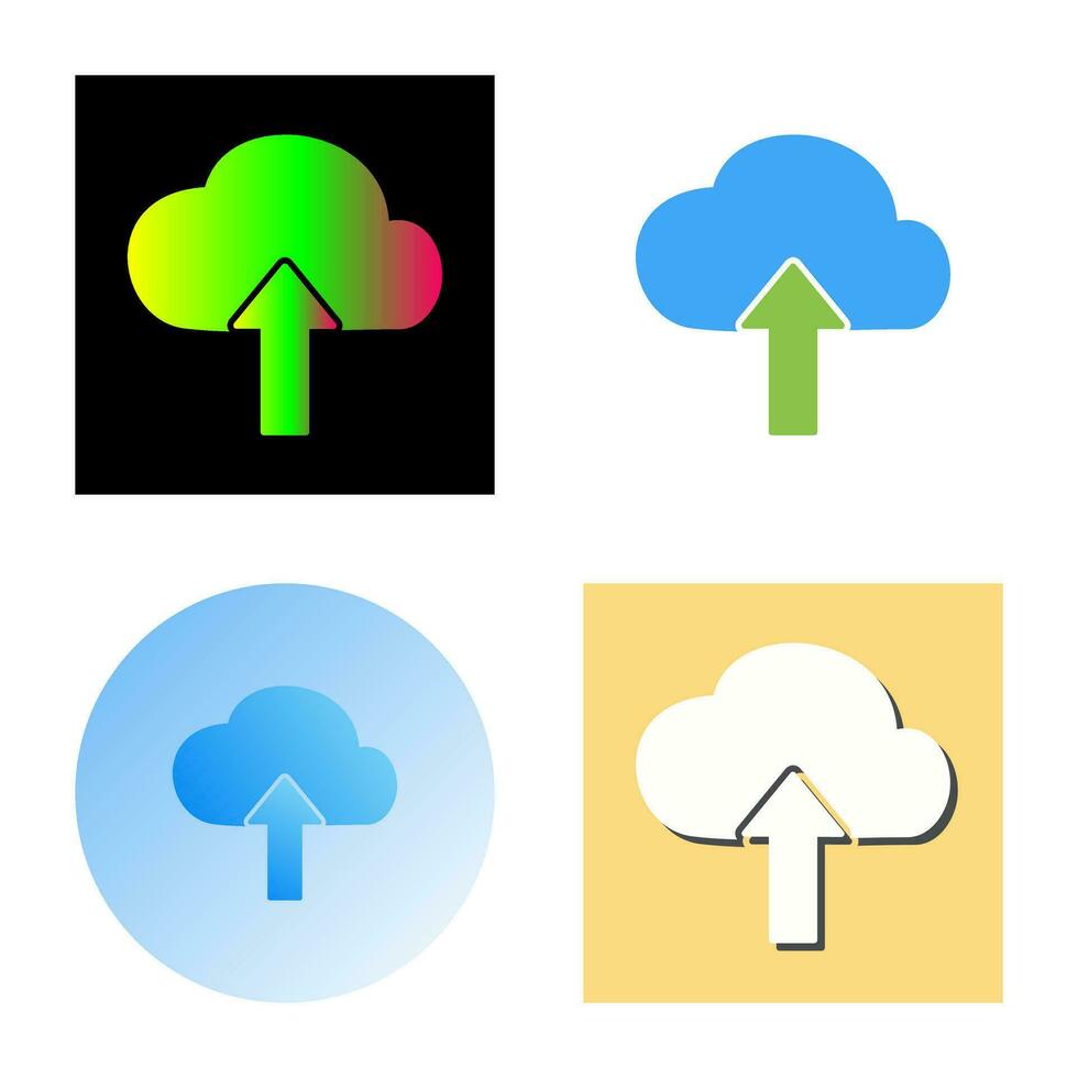 Upload to Cloud Vector Icon
