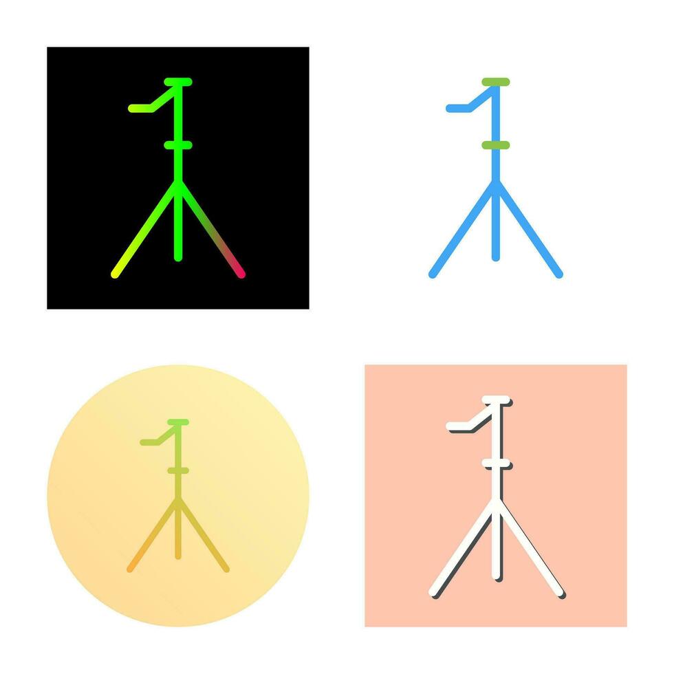 Unique Stand Vector Icon