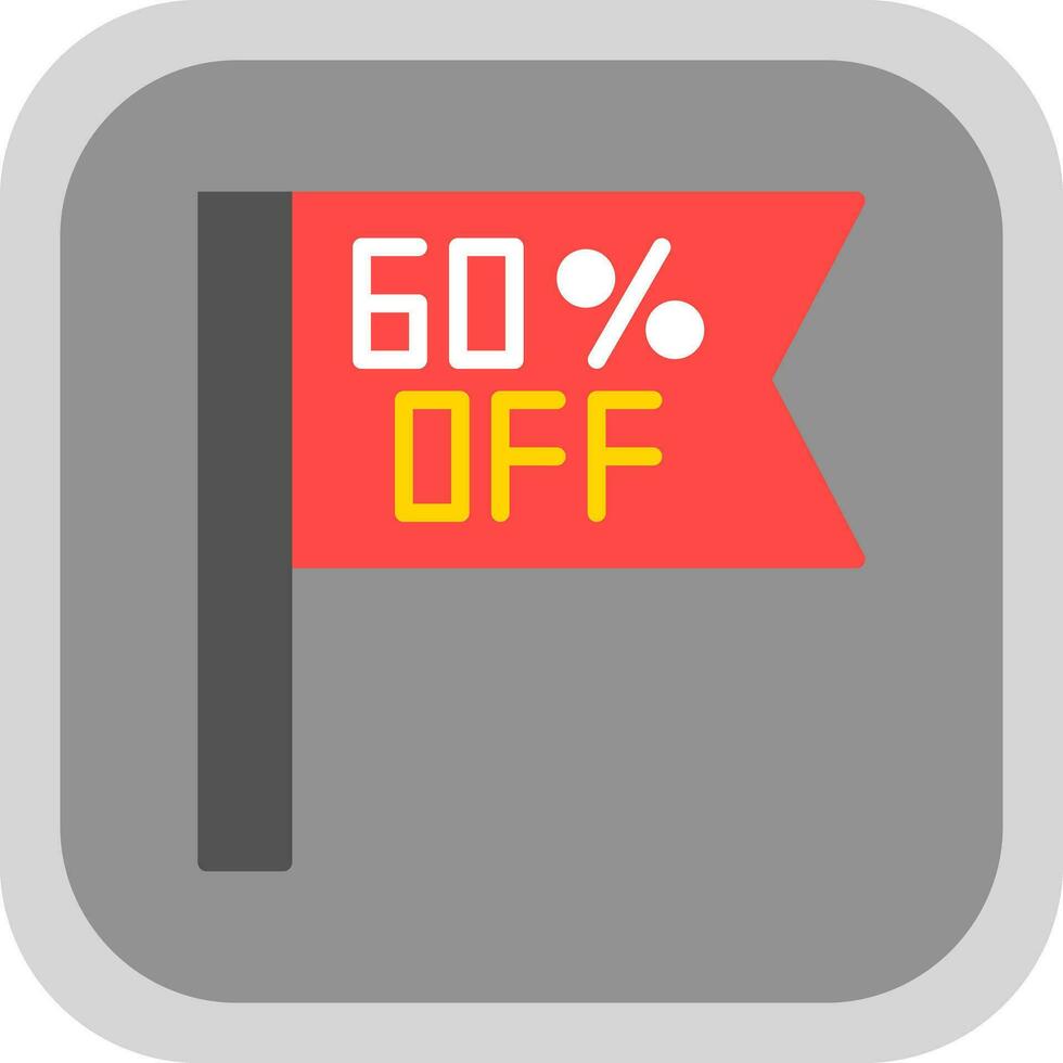 Percentage Off Vector Icon Design