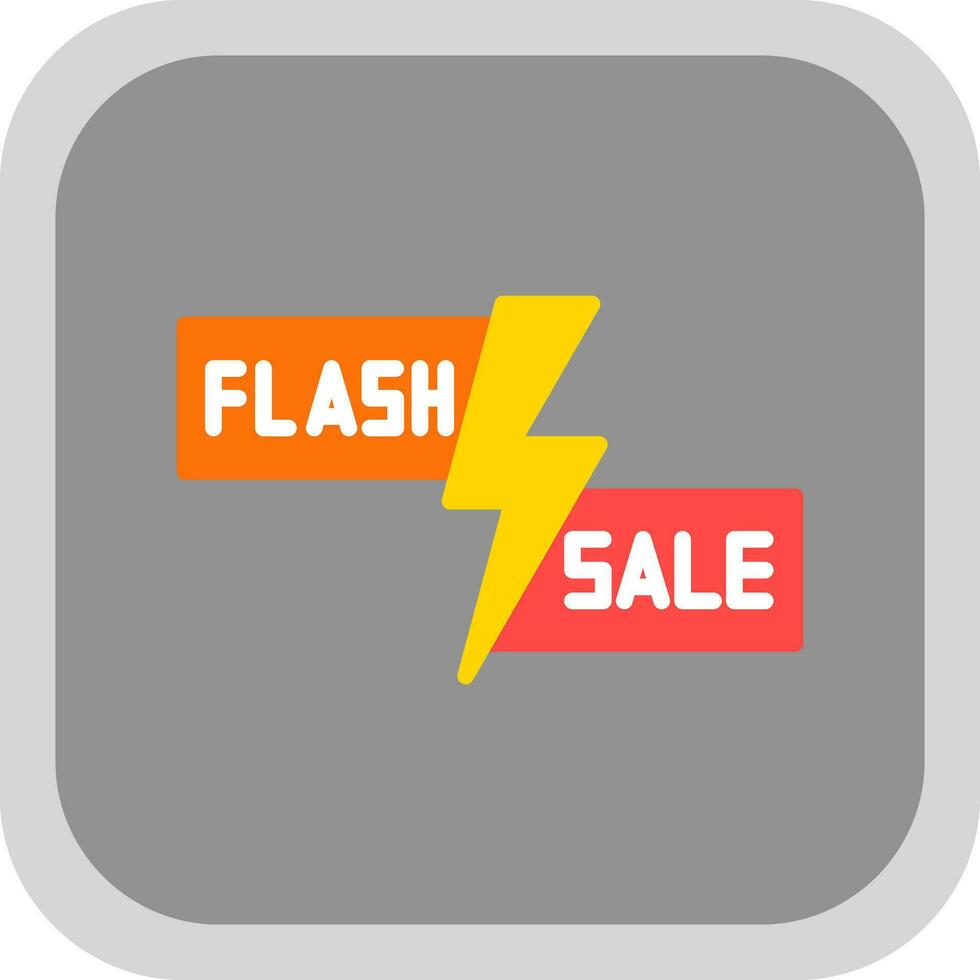 Flash Sale Lightning Vector Icon Design