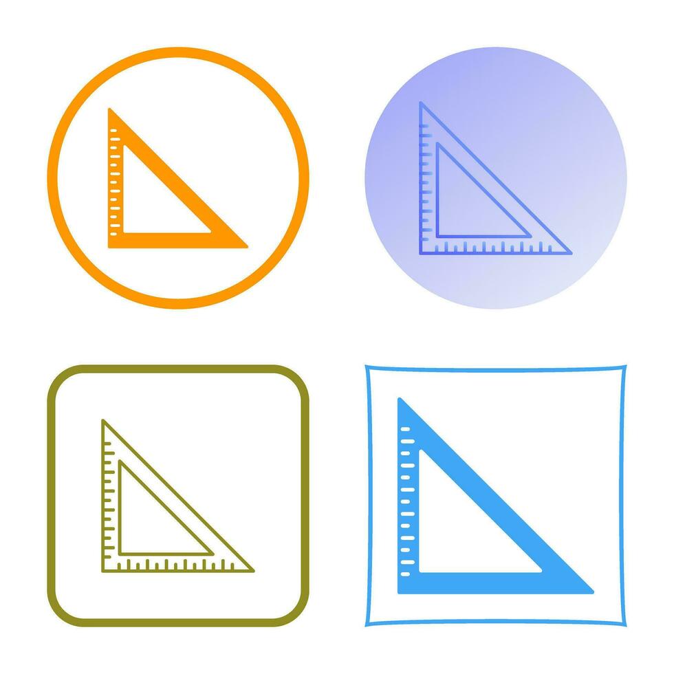 Set Square Vector Icon