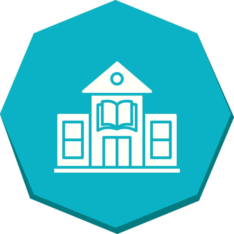 Library Building Vector Icon