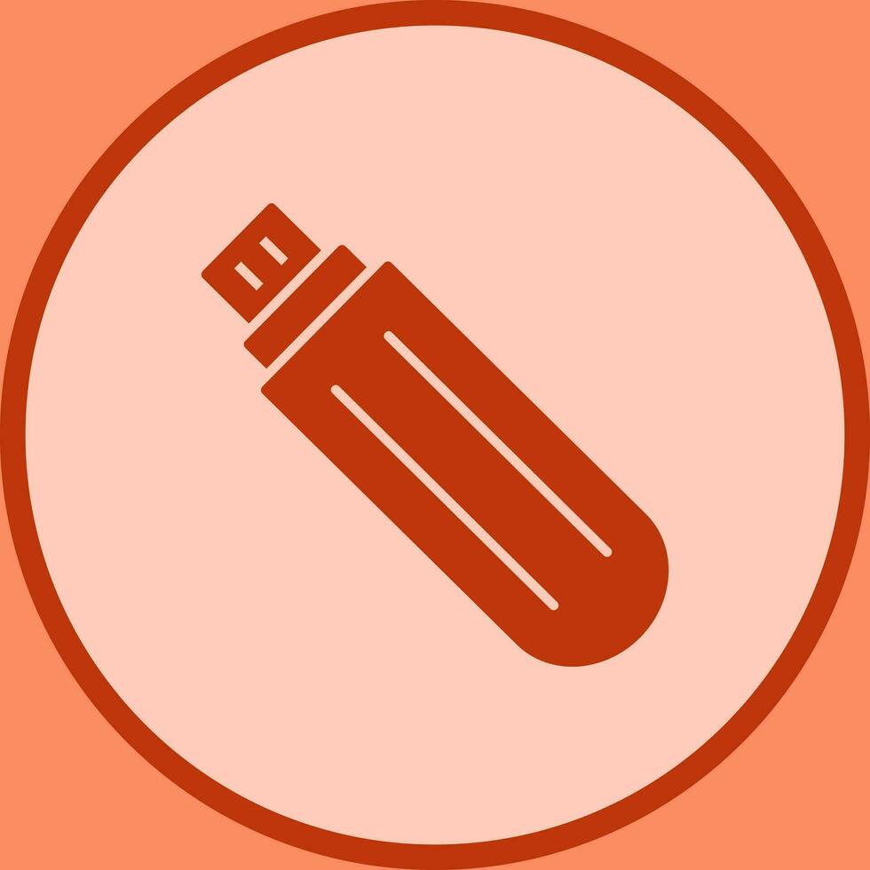 Unique USB Drive Vector Icon