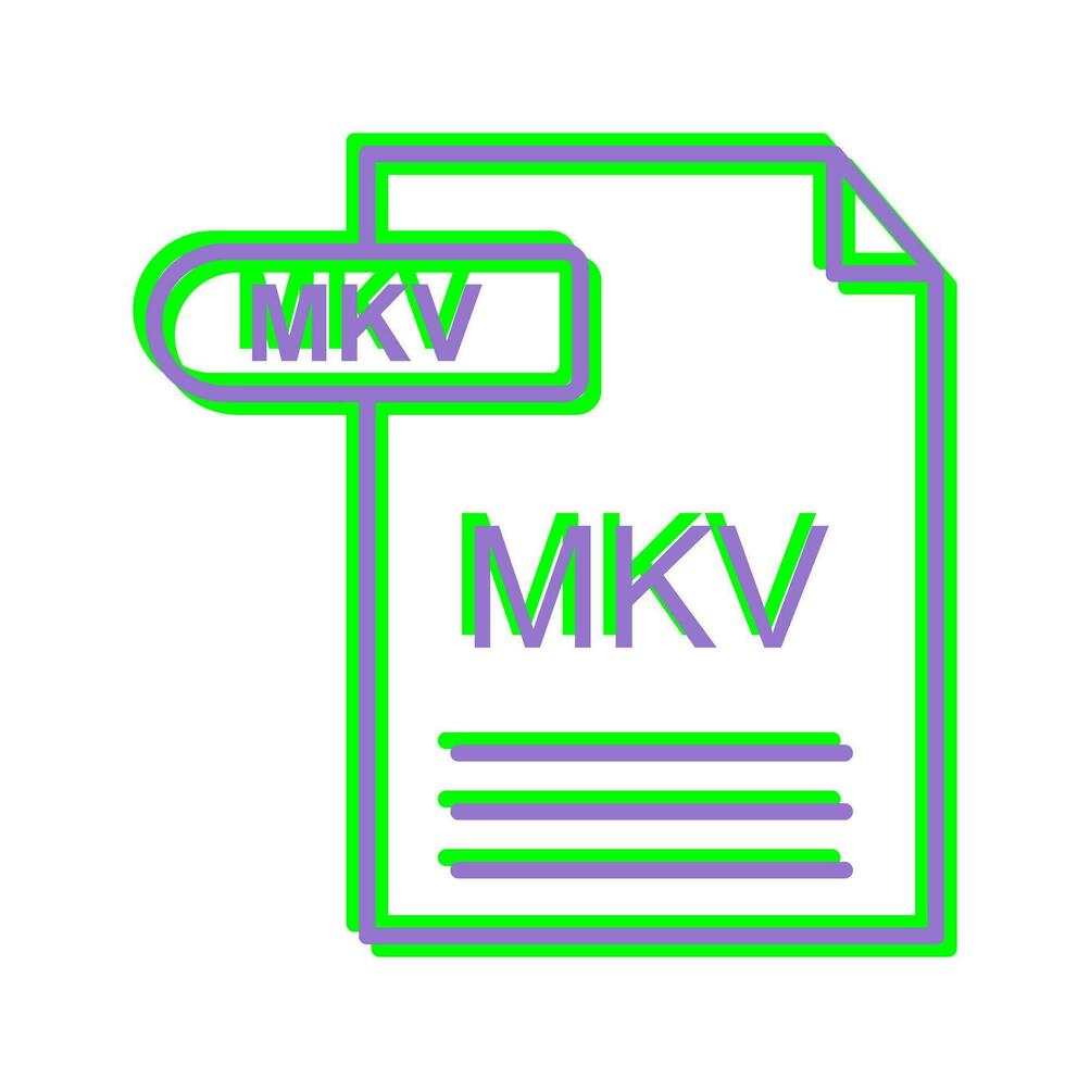 MKV Vector Icon